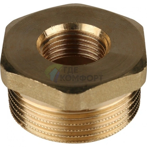 Футорка STOUT 1 1/4 x 1/2 латунная - фото 2