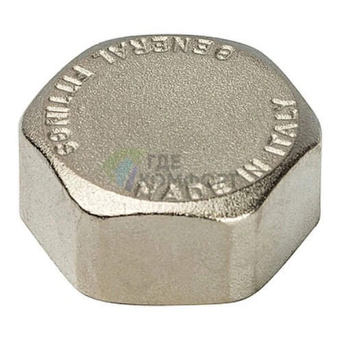 Заглушка STOUT ВР 3/4 внутренняя резьба никелированная - фото 1