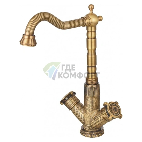 Смеситель Zorg Antic A 3006K-BR: надежный и эргономичный для вашей кухни - фото 1