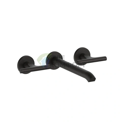 Настенный смеситель для раковины FANTINI SAILING Deep Black PVD (67 S1 J013B) - фото 1