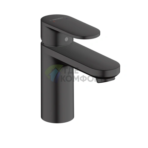 Смеситель для раковины Hansgrohe Vernis Blend матовый черный (71551670) - фото 1