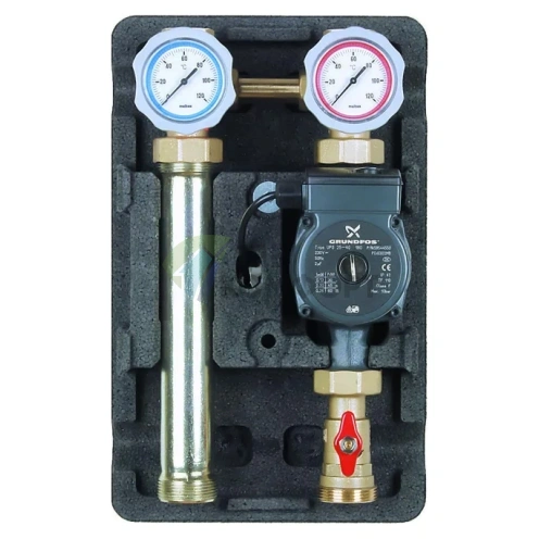 Насосная группа Meibes UK 1 1/4 с насосом Grundfos UPS 32-60 ME 66812.40 RU - фото 1