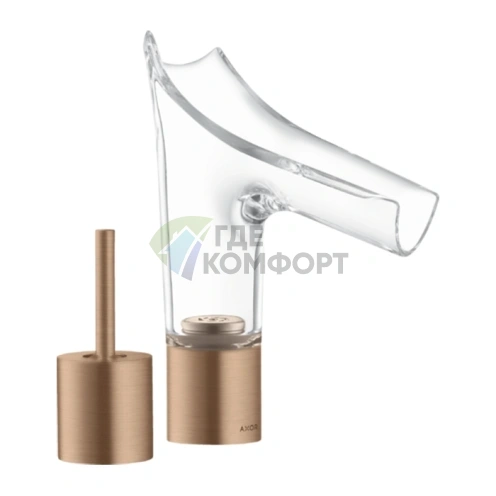 Смеситель для раковины AX Starck V 110 в цвете шлифованное красное золото (12115310) - фото 1