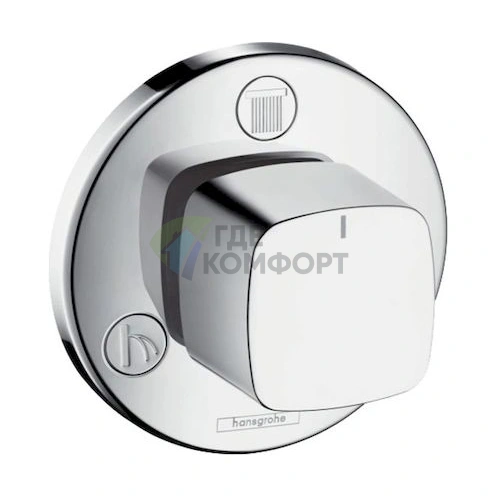 Наружная часть переключателя потоков Hansgrohe Metris 31634000 - фото 1
