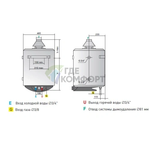 Водонагреватель Ariston S/SGA 100 R - фото 2