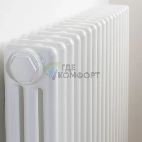 Трубчатый стальной радиатор Zehnder Charleston 3180/04 секции c боковым подключением 3/4 - фото 6