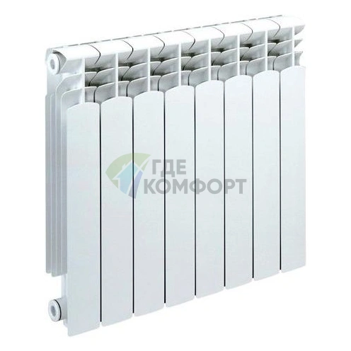 Биметаллический радиатор Sira ALI Metall 500 8 секций - фото 1