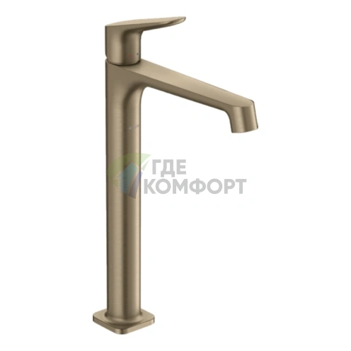 Смеситель для раковины AX Citterio M: Элегантность шлифованного никеля (34127820) - фото 1