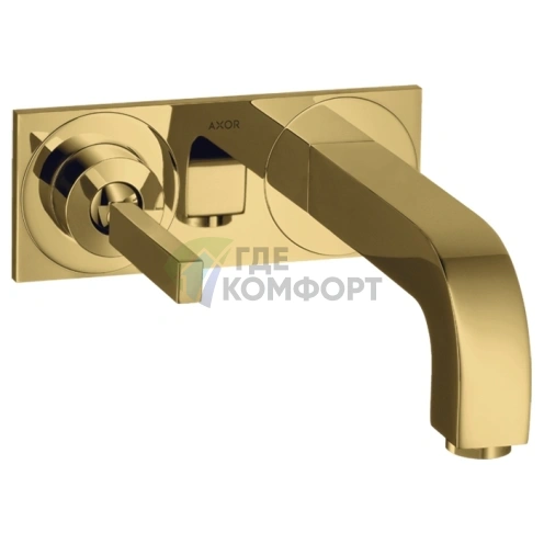 Смеситель для раковины AX Citterio в цвете полированное золото (39112990) - фото 1