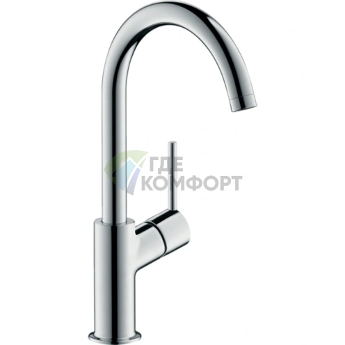 Смеситель для раковины Hansgrohe Talis с донным клапаном Push-Open (32080000) - фото 1