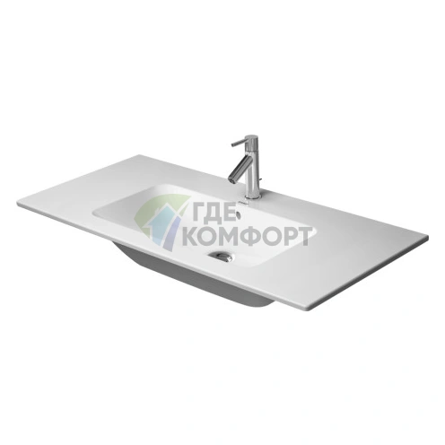Раковина Duravit ME by Starck для мебели с 3 отверстиями под смеситель, 1030x490 мм, белый (2336100030) - фото 1