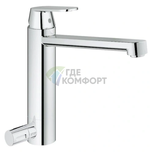 Смеситель для кухни Grohe Eurosmart Cosmopolitan: немецкое качество и современный дизайн - фото 1