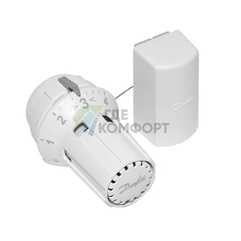 Термостатический элемент Danfoss RAW 5012/RTRW 7082, 013G5012/013G7082 с жидкостным выносным температурным датчиком 2 м - фото 1