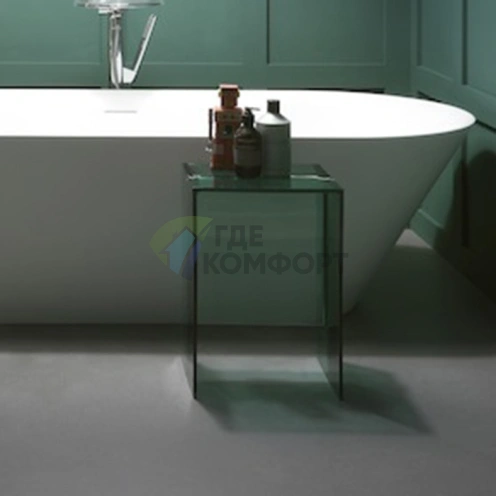 Табурет Laufen Kartell: пластиковый, изумрудный, 46.5×33×28 см (3.8933.0.092.000.1) - фото 1