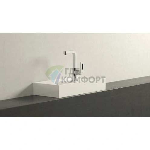 Стильный настенный смеситель Grohe Quadra 23297000 для раковины - фото 2