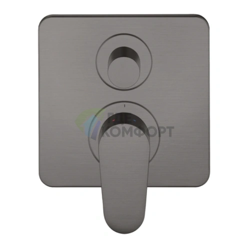 Смеситель для ванны AX Citterio M в элегантном матовом черном хроме (34425340) - фото 1