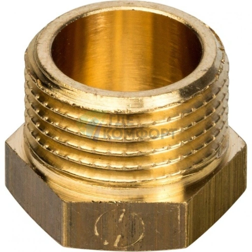 Заглушка STOUT НР 3/8 наружная резьба латунная фото 3