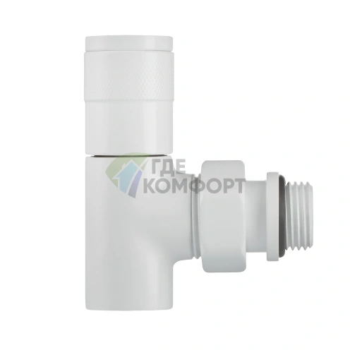 Набор дизайн-вентилей Royal Thermo PIANO 1/2 белый, RTE 56.0012, НС-1422581 - фото 5