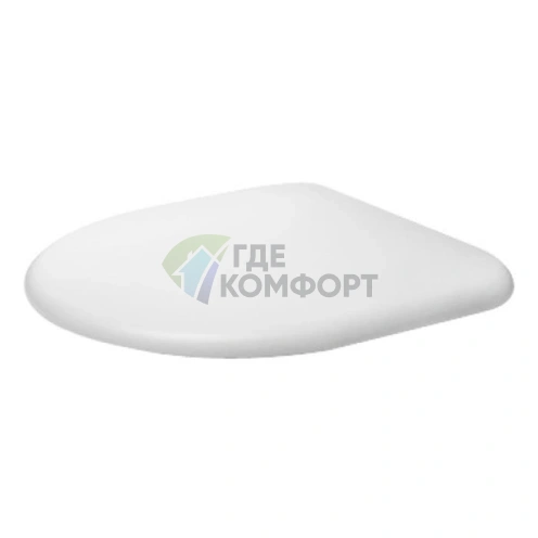 Сиденье для унитаза Duravit Architec: съёмное, белое, с петлями из нержавеющей стали, без микролифта (69610000) - фото 1