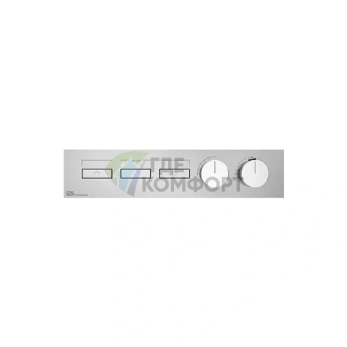Термостат для душа Gessi Hi-Fi: одновременное подключение 3 источников воды (63014#031) - фото 1