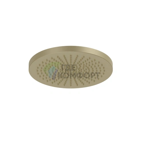 Верхний душ Fantini Nostromo 30 см, цвет Matt British Gold PVD (79 P6 K073) - фото 1