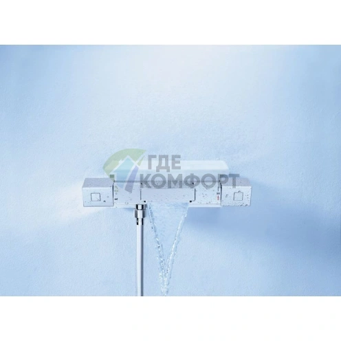 Термостат Grohe Grohtherm Cube 34502000 для ванны с душем: Идеальная температура и безопасность - фото 2