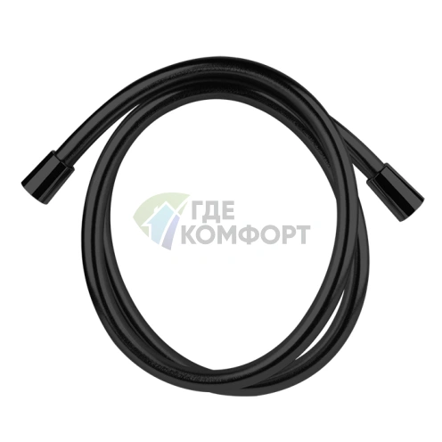 Шланг для душа Gessi 150 см с коническим соединением 1/2, цвет Black XL (01637#299) - фото 1