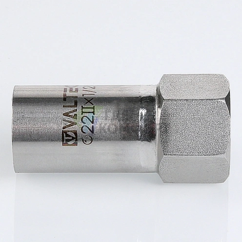 Пресс-вставка с внутренней резьбой 22 мм х 3/4 из нержавеющей стали VTi.907.I.002205 VALTEC (ВАЛТЕК) - фото 9