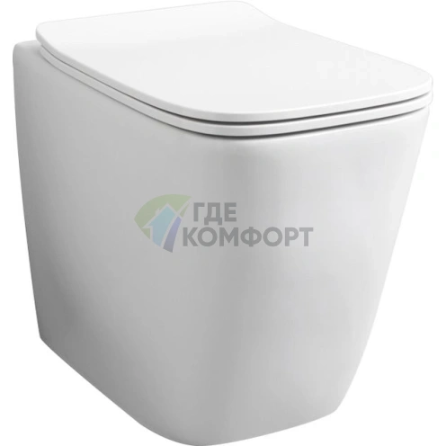 Приставной унитаз ArtCeram A16 ASV004 с технологией Rimless (ASV004 05 00) - фото 1