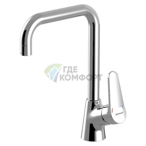 Кухонный смеситель Bravat Eco — экономия воды и стильный дизайн фото 1