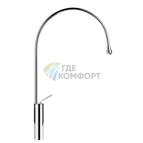 Смеситель для раковины Gessi Goccia с фиксированным носиком, хром (33811#031) - фото 1