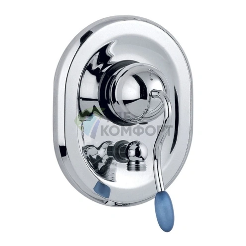 Nicolazzi Signal Наружная встраиваемая часть смесителя для душа Unico, хром (3466CR20) - фото 1