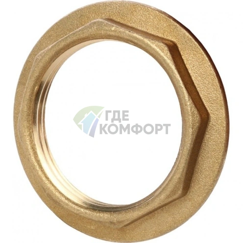 Контргайка STOUT с упором 1 1/4 латунная - фото 8