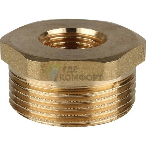 Футорка STOUT 1 1/4 x 1/2 латунная - фото 6