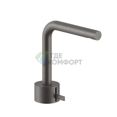 Смеситель для раковины Fantini AF/21 с изливом 155 мм, цвет Matt Gun Metal PVD (27 P5 A504WF) - фото 1