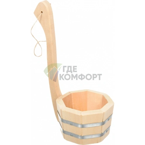 Ковш Банные штучки 03590 бондарный-0-6 л - фото 1