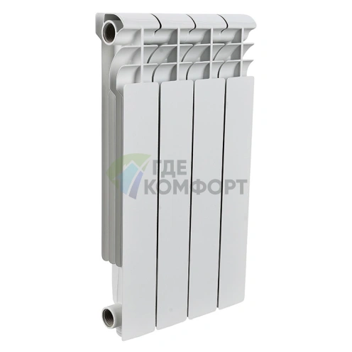 Радиатор алюминиевый Rommer Profi 500 4 секции - фото 1