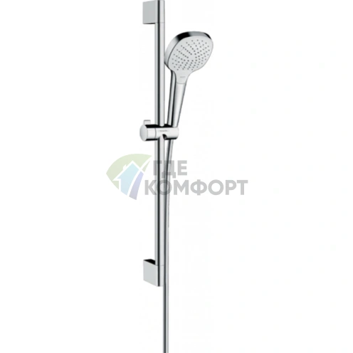 Душевой набор HG Croma Select E Vario с системой 3-струйного джакузи и телескопической штангой (26583400) - фото 1