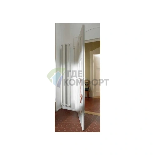 Трубчатый стальной радиатор Zehnder Charleston Z-2180/06 секций с боковым подключением 3/4 - фото 5