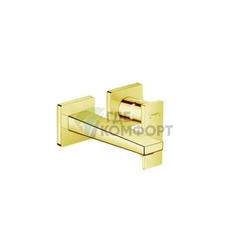 Смеситель для раковины Hansgrohe Metropol встраиваемый, золото, излив 225 мм (32526990) - фото 1