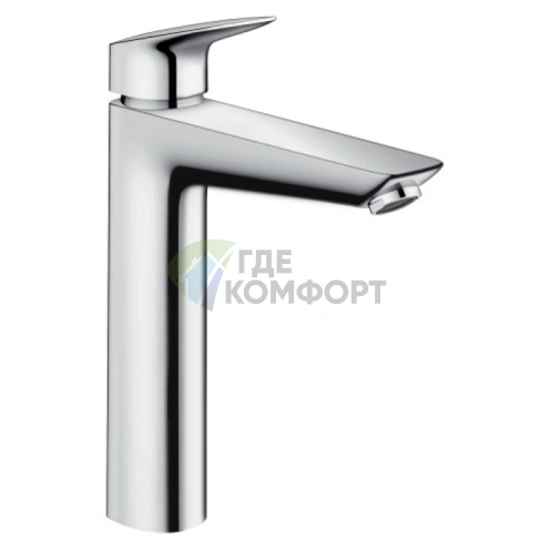 Смеситель для раковины Hansgrohe Logis на одно отверстие с донным клапаном, хром (71090000) - фото 1