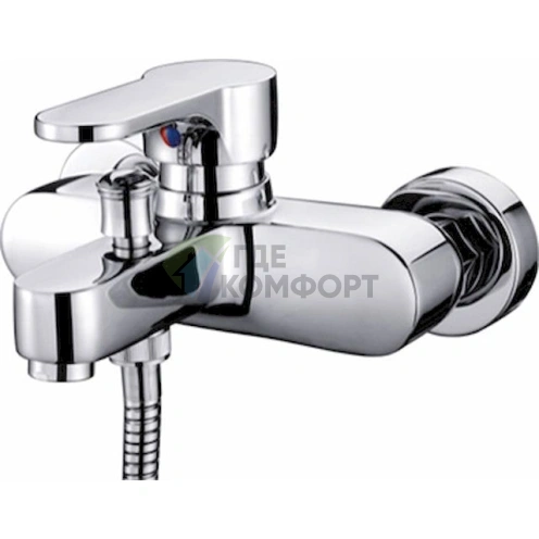 Смеситель для ванны с душем Zorg Sanitary ZR 114 W - фото 1