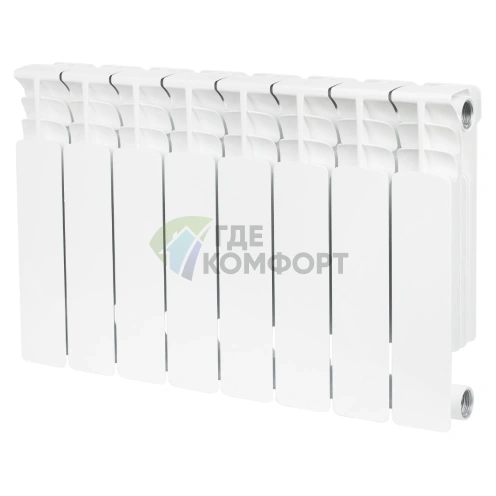 Радиатор биметаллический STOUT Space 350 8 секций - фото 1