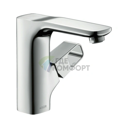 Смеситель для раковины AX Urquiola на 1 отверстие, 139 мм, с донным клапаном, хром (11020000) - фото 1