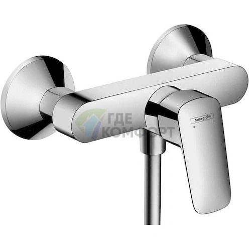 Стильный и функциональный смеситель Hansgrohe Logis для душа - фото 1