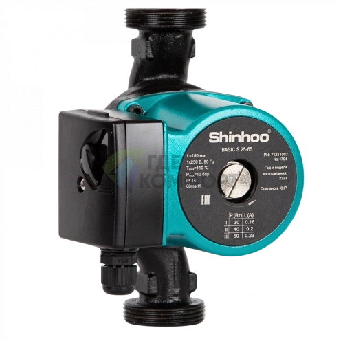Циркуляционный насос Shinhoo BASIC S 25-6S 180, 71211002 - фото 1