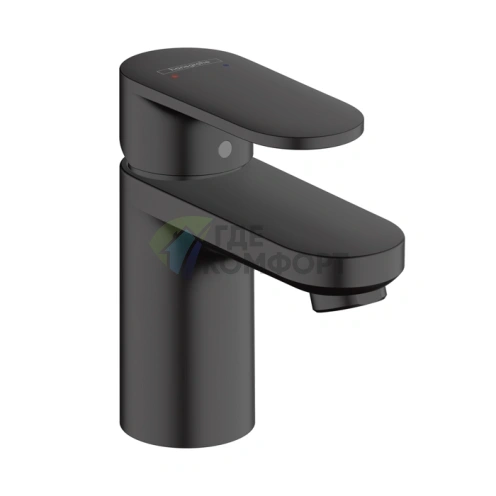 Смеситель для раковины Hansgrohe Vernis Blend матовый черный, 70 см (71550670) - фото 1