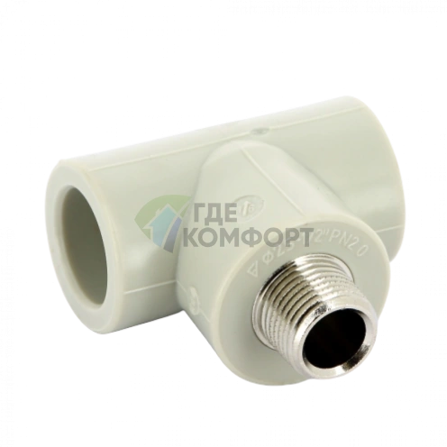 Тройник PPR с наружной резьбой 25x1/2 FV-Plast - фото 2