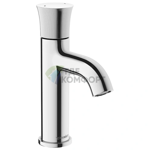 Смеситель для раковины Duravit White Tulip на одно отверстие без донного клапана, хром (WT1010002010) - фото 1