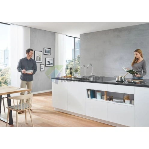 Кухонный смеситель Grohe Red II Mono 30080001 с проточным водонагревателем - фото 4